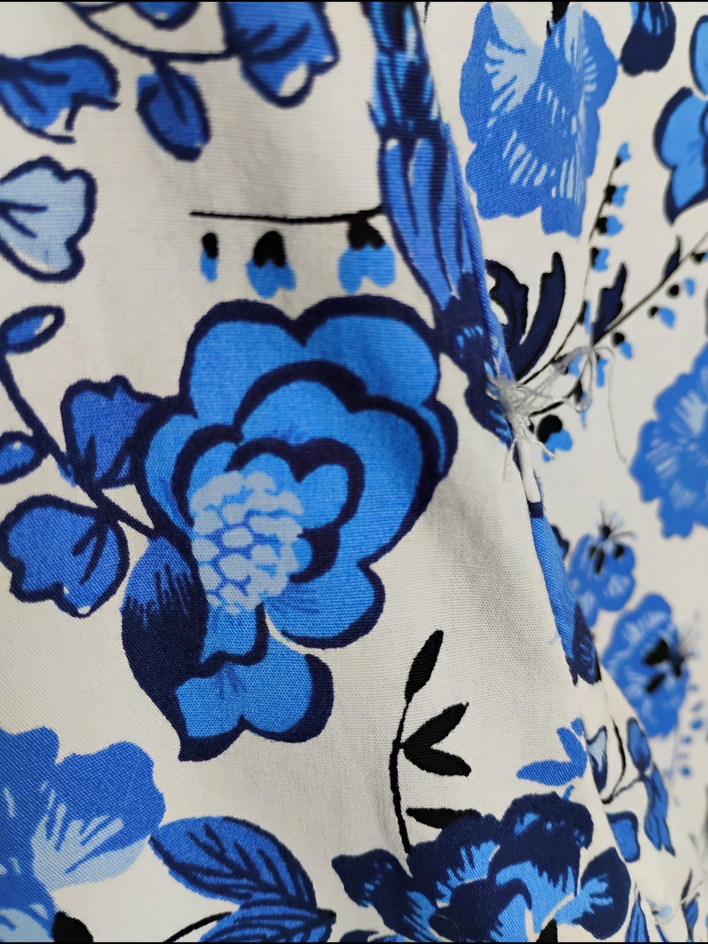 Kate Spade Peacock Floral Shirt Dress Size L - Picture 8 of 13